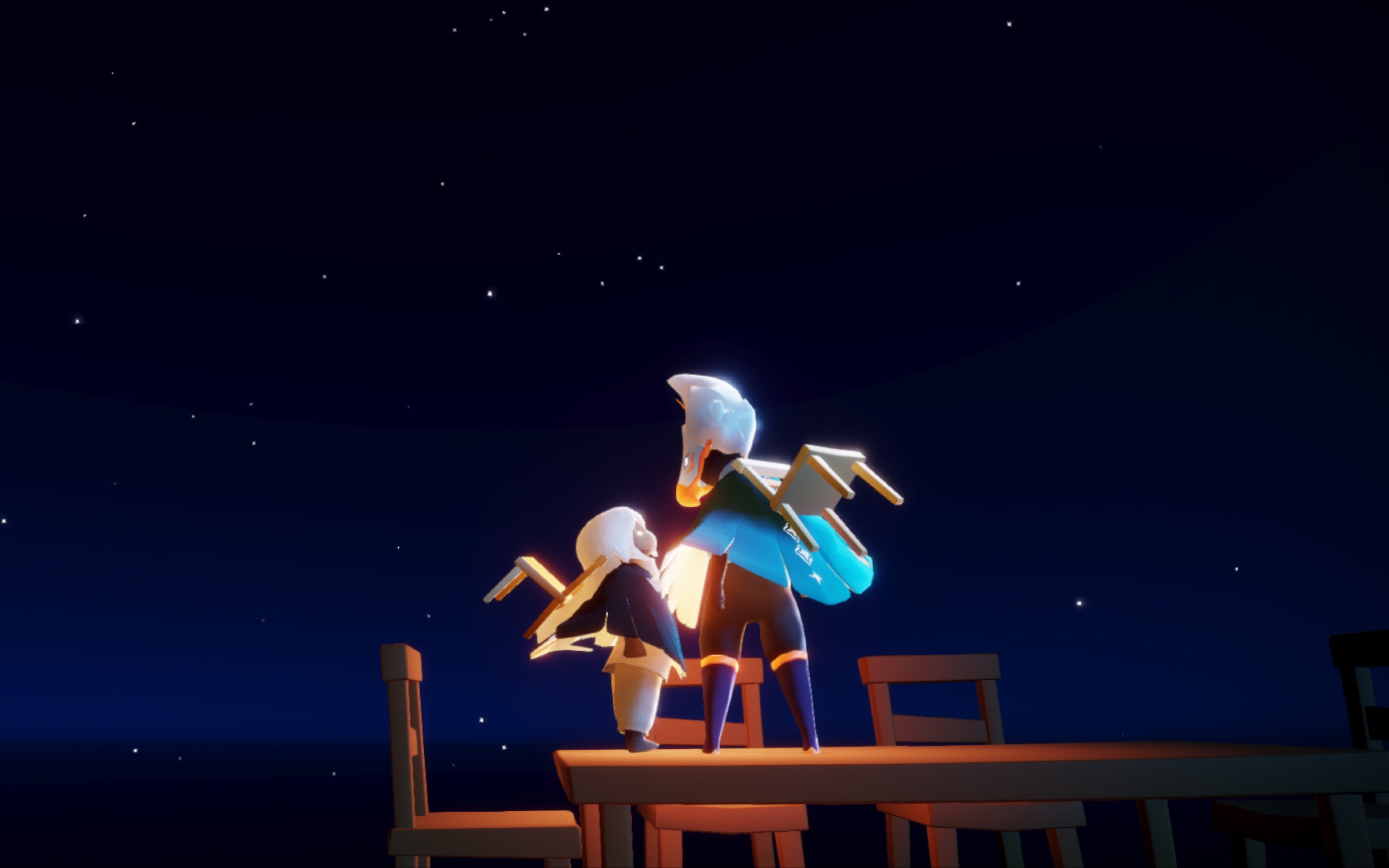 【sky光遇】在遇境螺旋升天,从白天到了晚上?