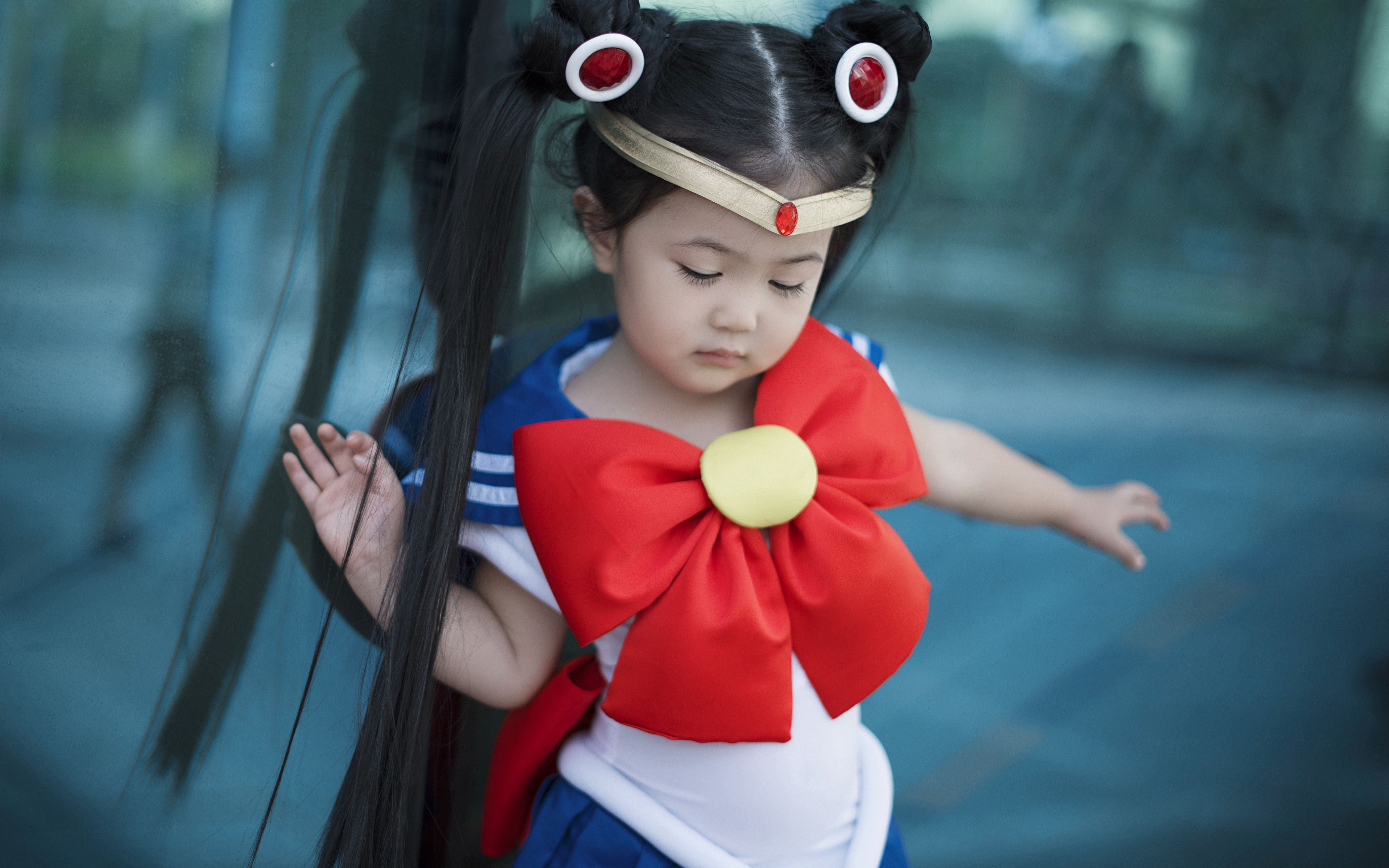 数位女星cos美少女战士,她是史上最激萌的水冰月