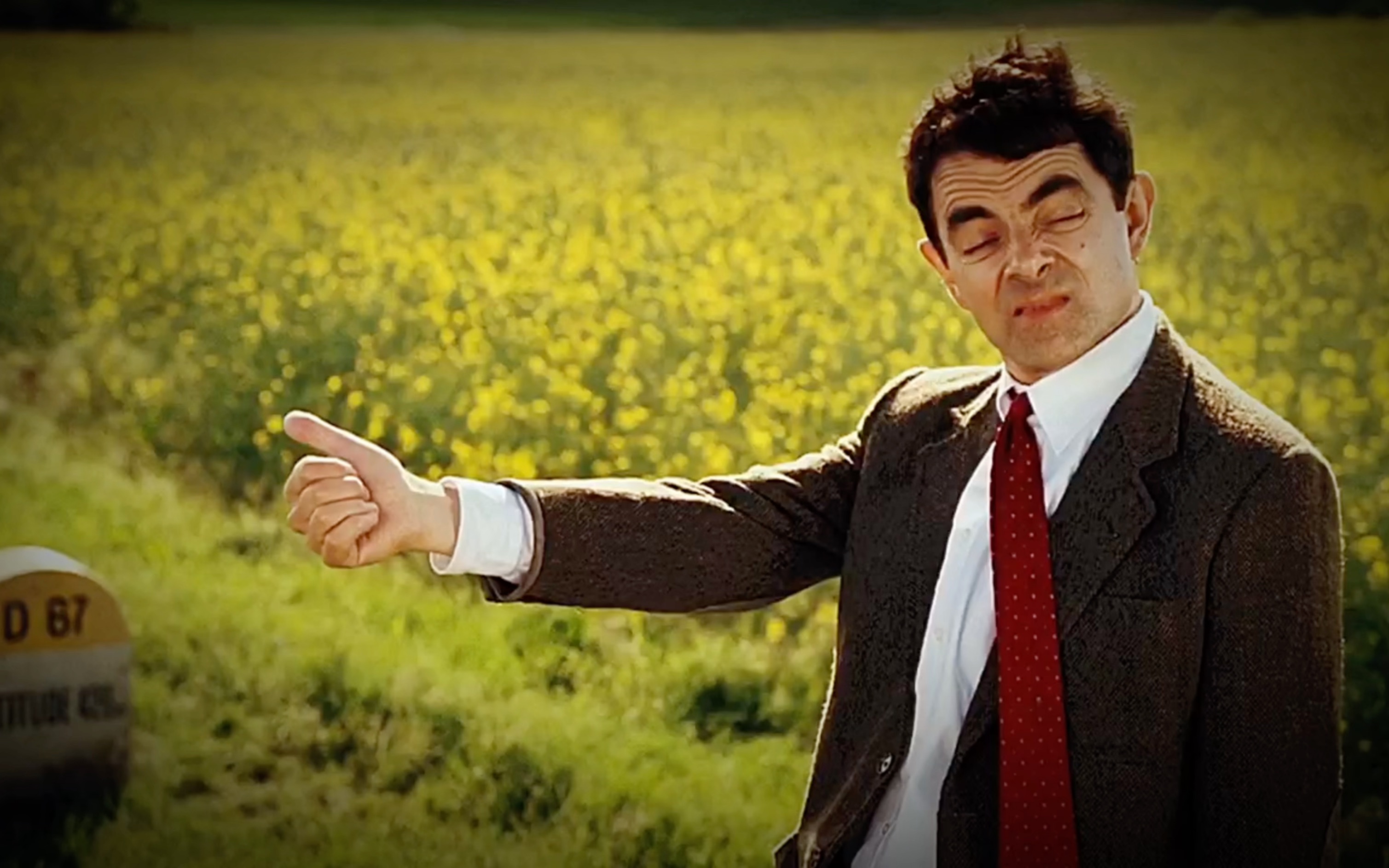 这次,神明也在保护憨豆先生