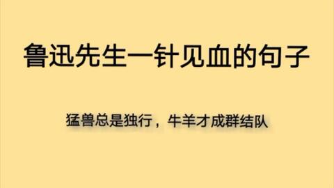 鲁迅名言之友情 鲁迅名言 学习资料大全