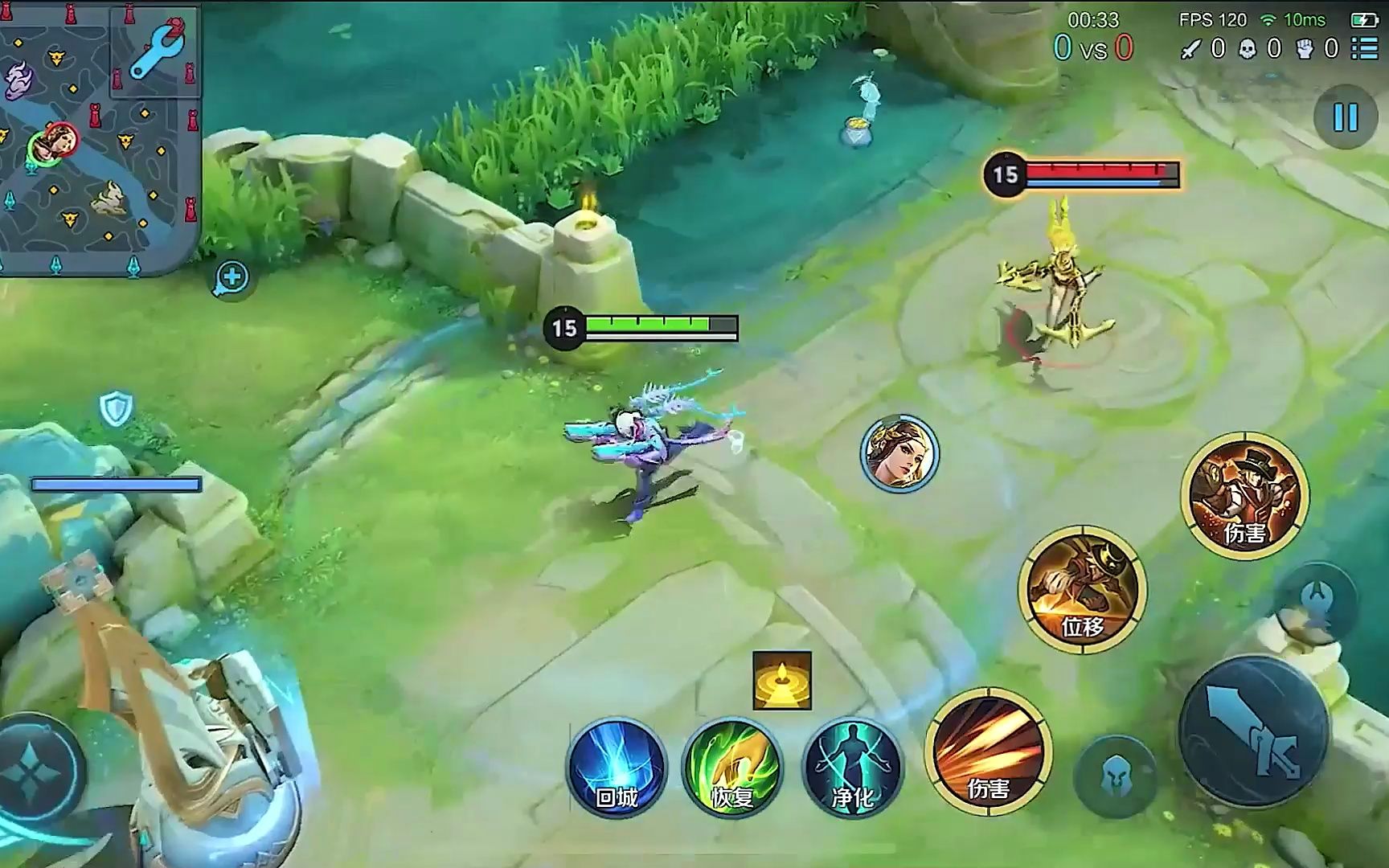 马克二技能无伤穿过虞姬一技能,打王者7年了了,今天才知道!