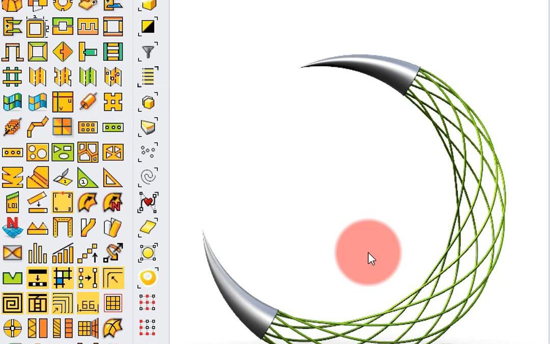 用RHINO犀牛简单几步做一个圆管镂空月亮雕塑哔哩哔哩bilibili
