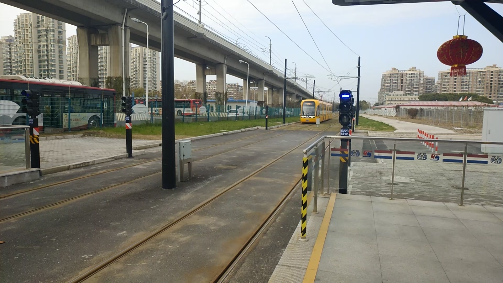 190204日sj0106松江大学城站仓华路方向(外圈)