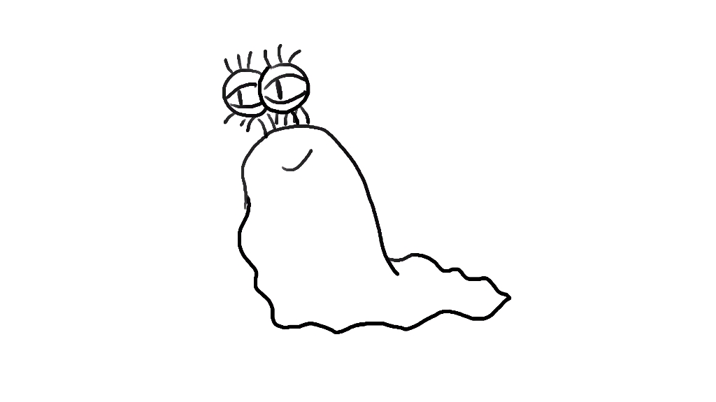 快乐小动画 蛞蝓流泪