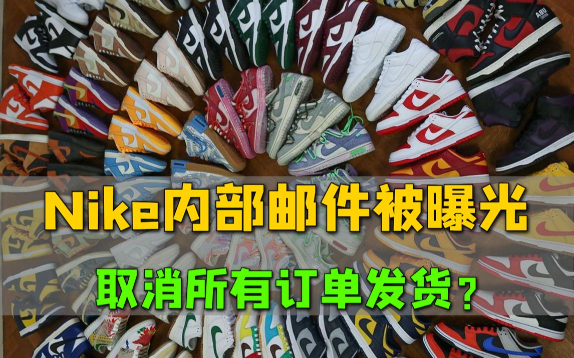 Nike内部邮件被曝光?供应链崩了,取消所有订单?哔哩哔哩bilibili