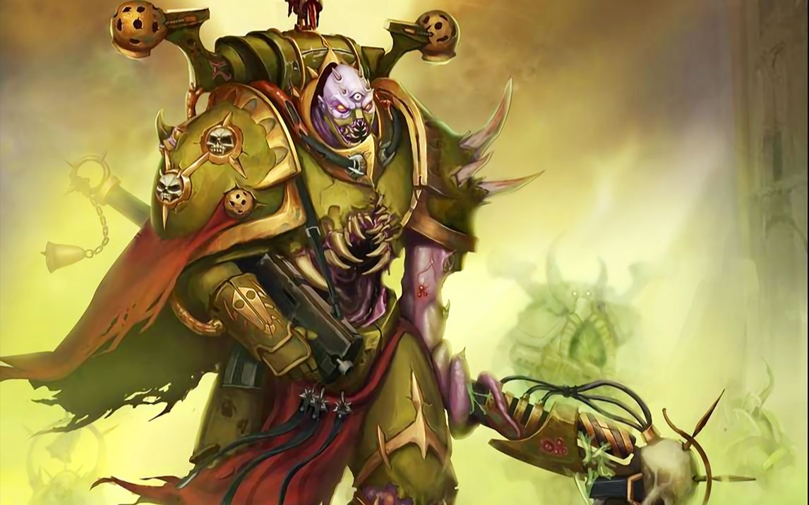 战锤40k纳垢信徒战斗力差?一个技能让你刷新认识_哔哩哔哩_bilibili