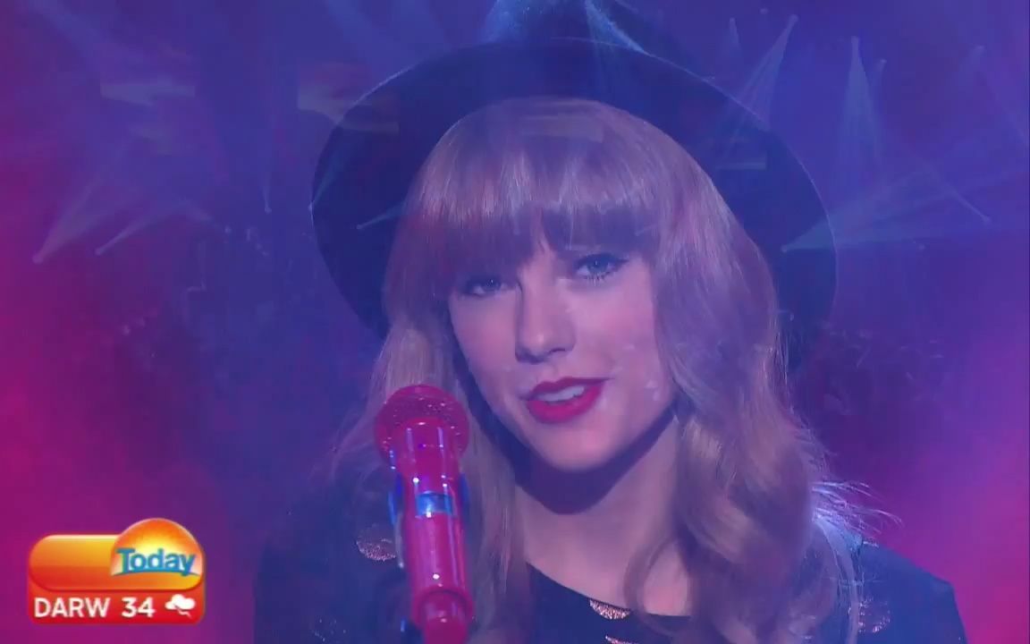 [图]Taylor Swift -《Red》Live Today Show Australia