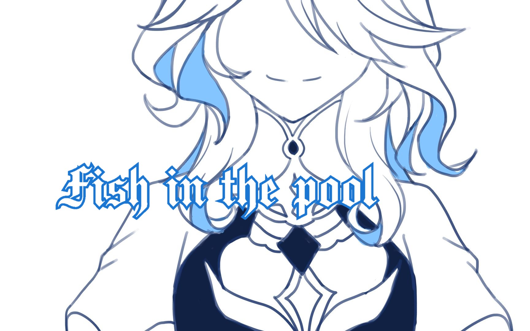 【原神手书/芙卡洛斯&芙宁娜】fish in the pool