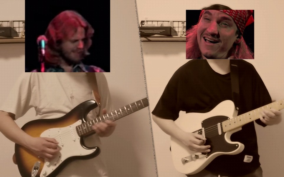 hotelcalifornia两把单线圈强开加州旅馆尾奏solo1977live双声道视频