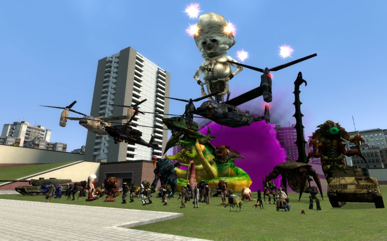 gmod:最近创意工坊新出的半条命mod试玩