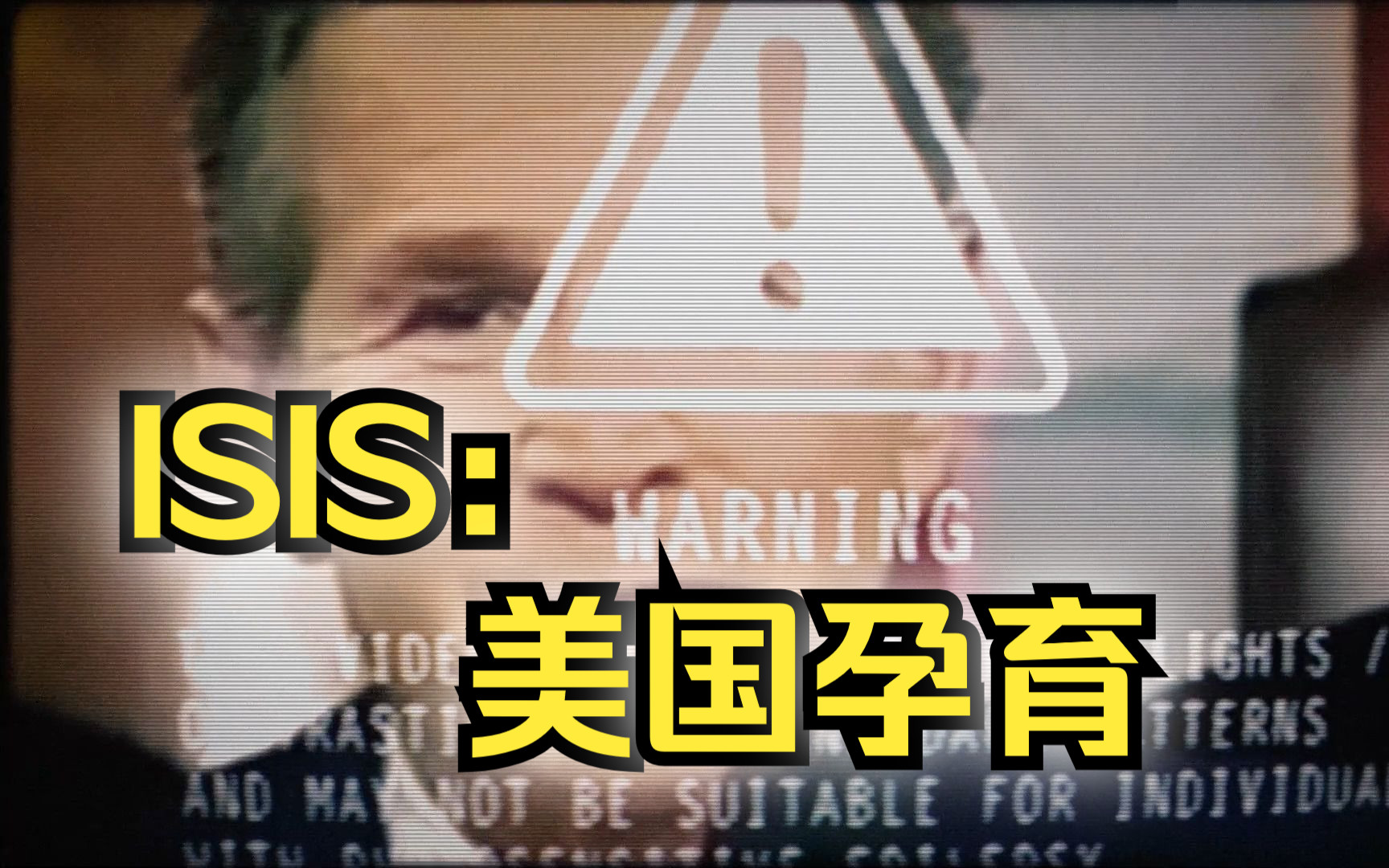 极端组织ISIS是“美式自由”结出的恶果哔哩哔哩bilibili