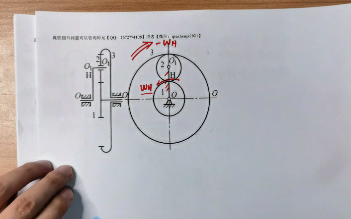 【大壳儿老师】机械原理周转轮系及传动比计算哔哩哔哩bilibili