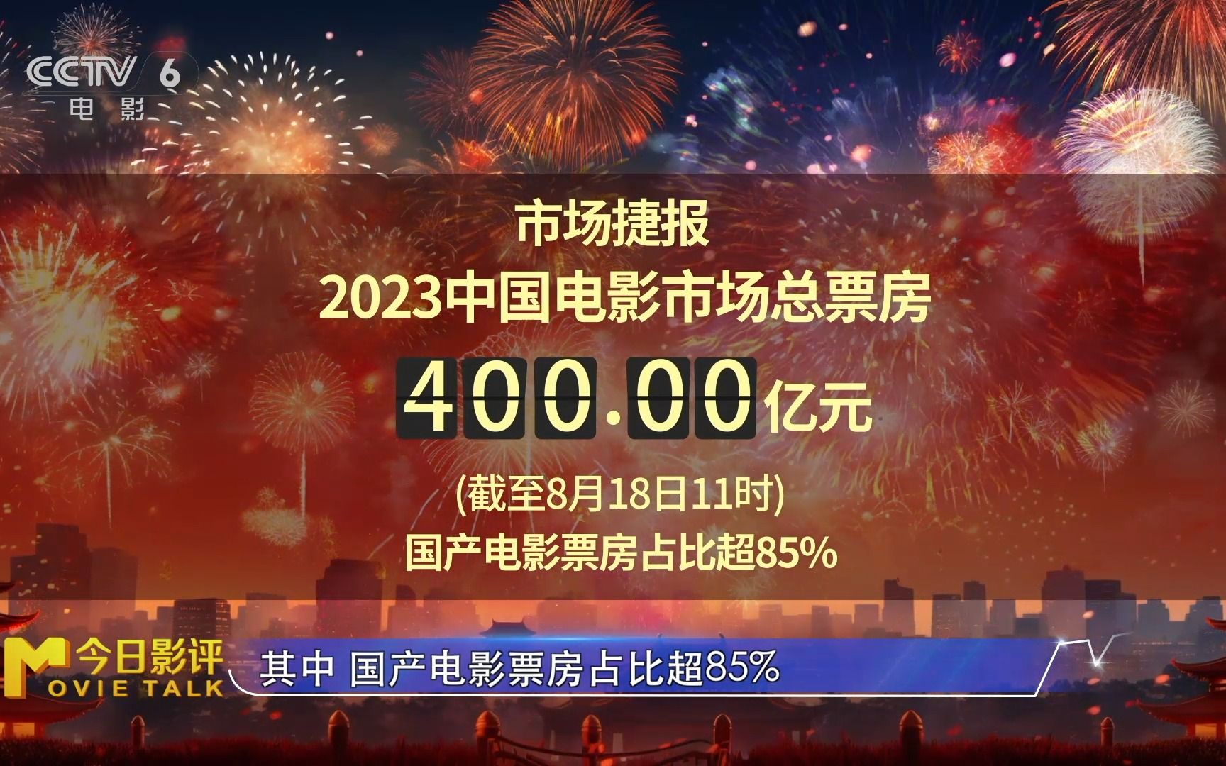 2023中国电影票房破400亿!哔哩哔哩bilibili