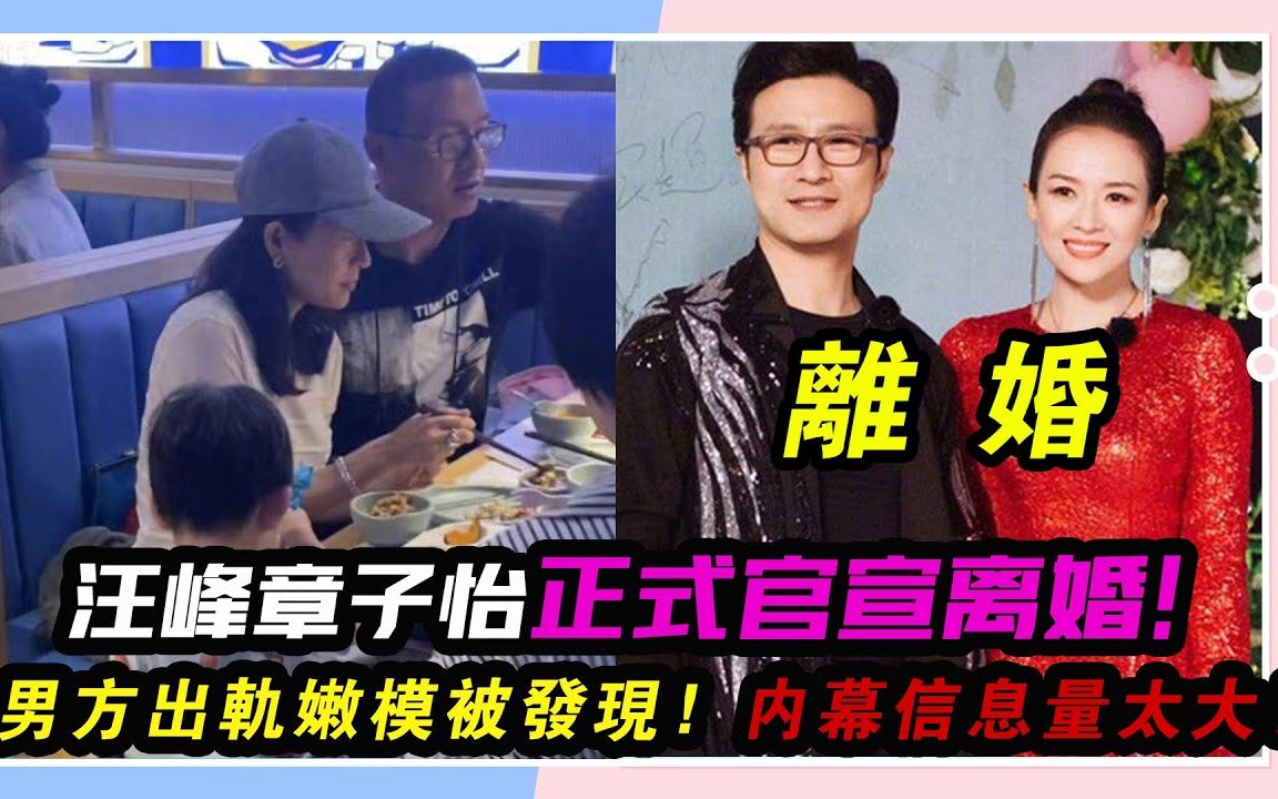 汪峰章子怡正式官宣离婚,曝男方出轨嫩模被发现,内幕曝光信息量太大!#汪峰#章子怡#吃瓜娱圈哔哩哔哩bilibili