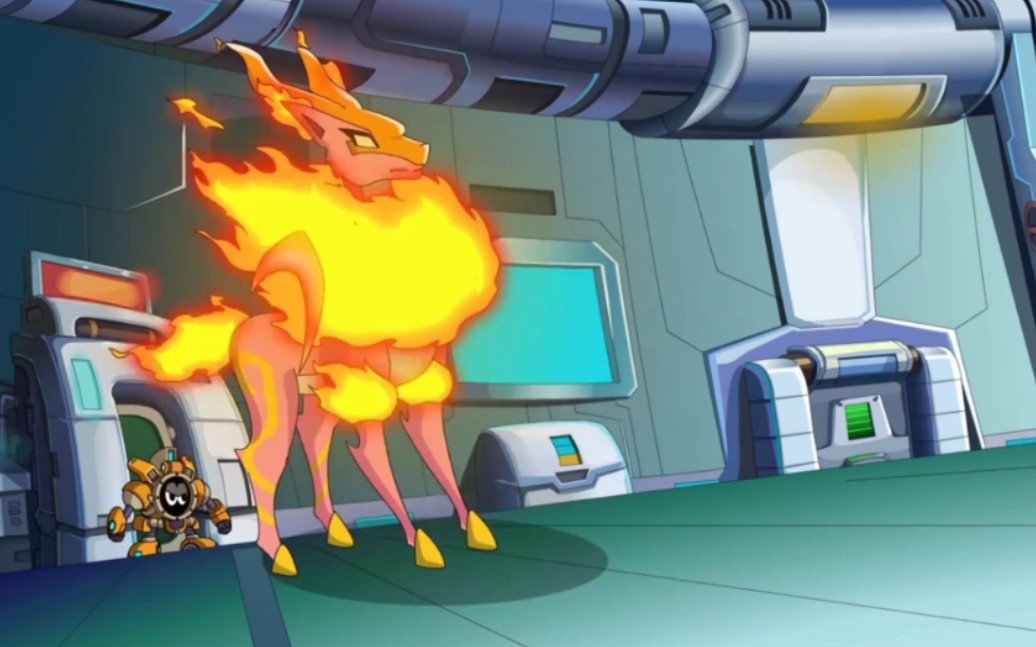 一个很漂亮的火焰巨鹿,里奥杰斯,简直太美了!