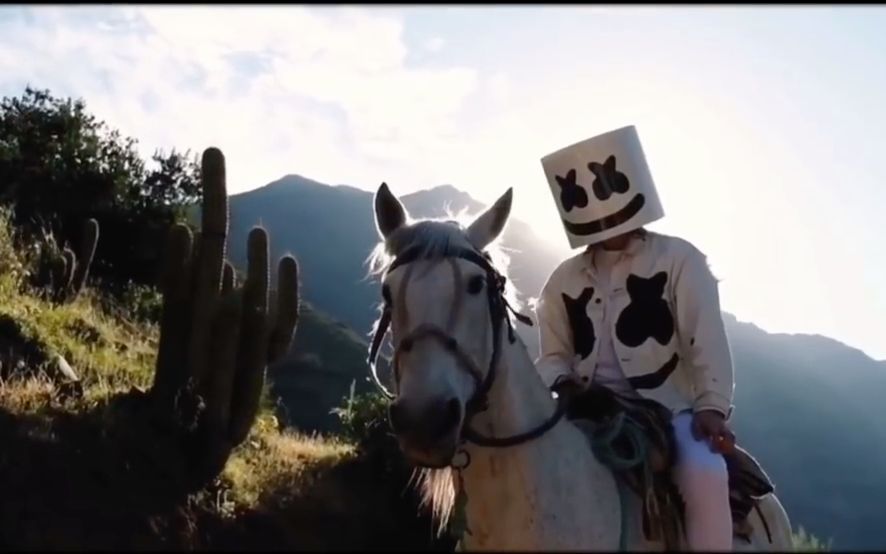 marshmello ft. r3hab & martin garrix - higher love (music video)