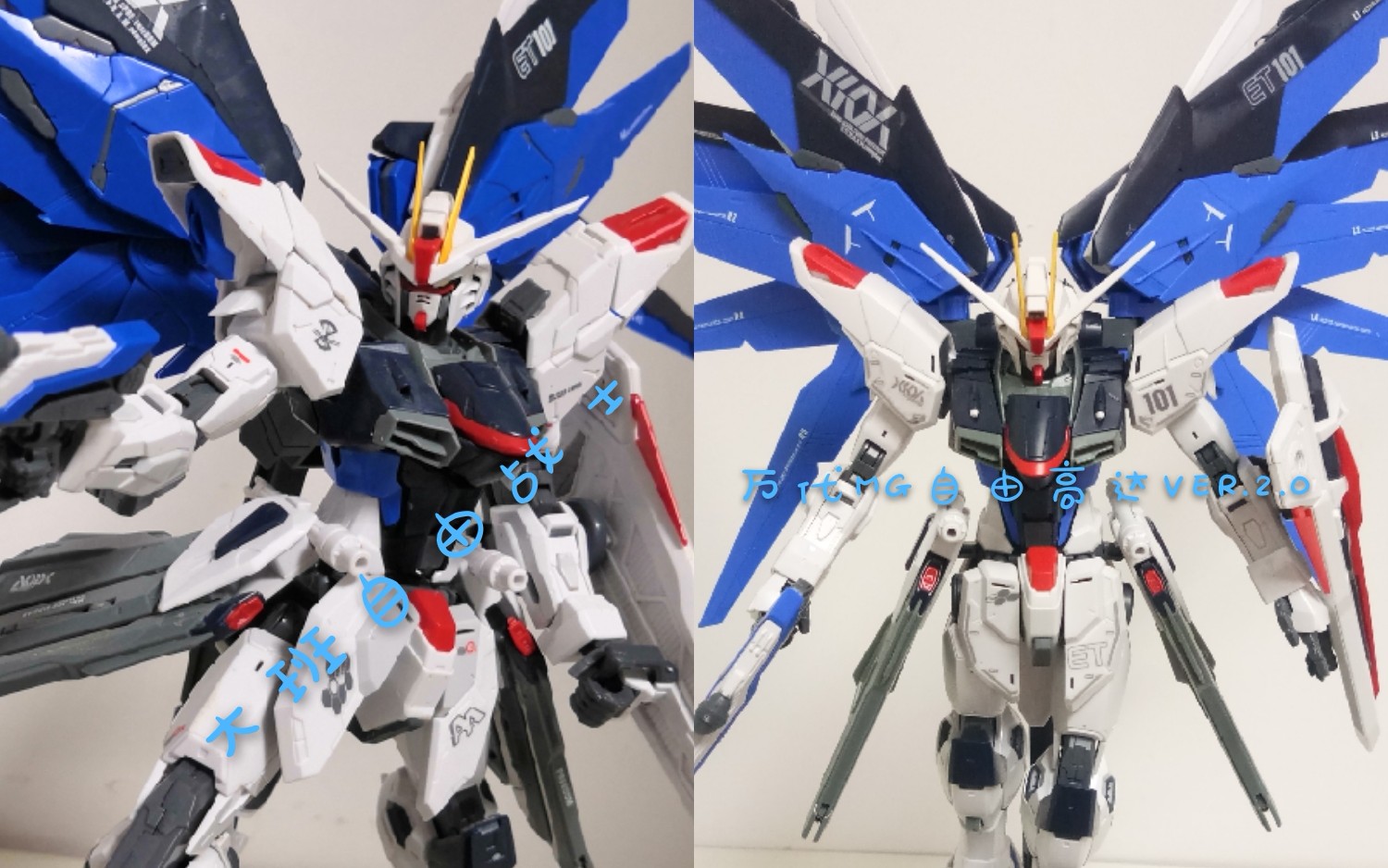 大班自由20ver大班自由与万代自由对比随便看看特别篇