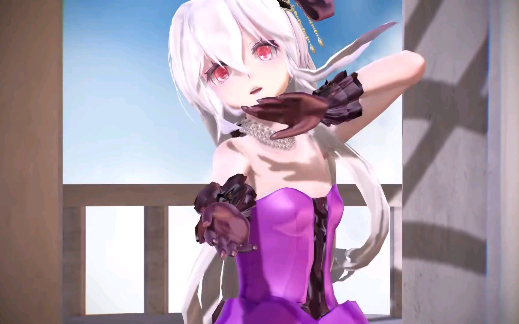 弱音弱音正在空中花园上跳着只属于你一个人的纯情摇摆