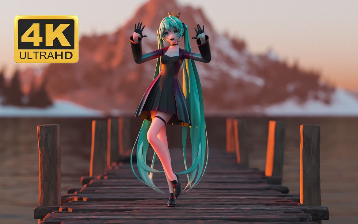 [图]【cycles/4k/mmd】miku. 电子天使 えれくとりっく・えんじぇぅ