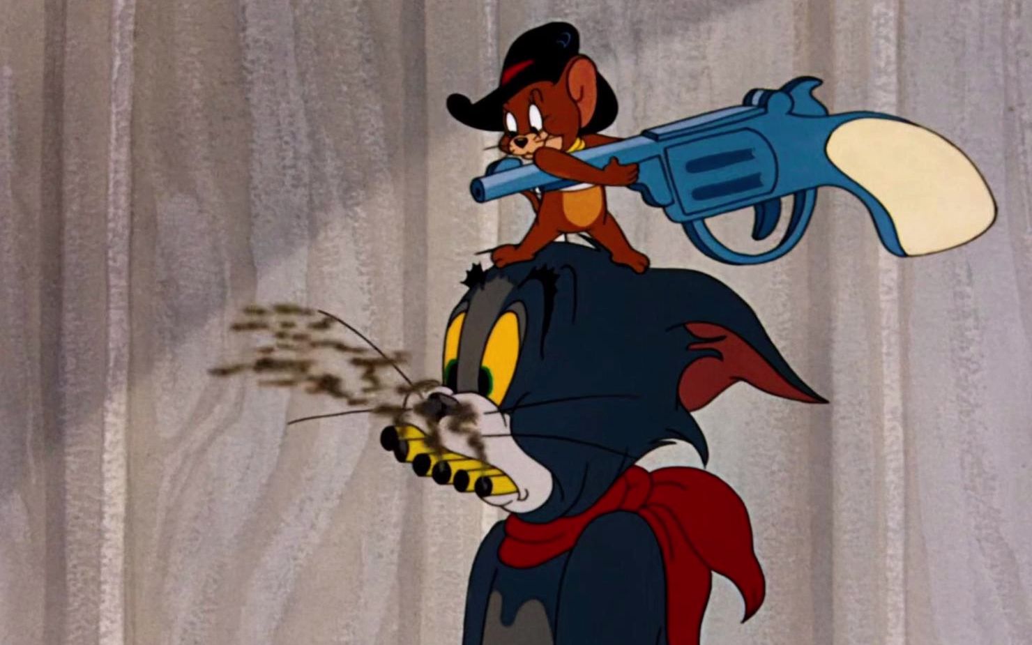 猫和老鼠:比比划划吓唬谁呢?还是我教你怎么开枪吧