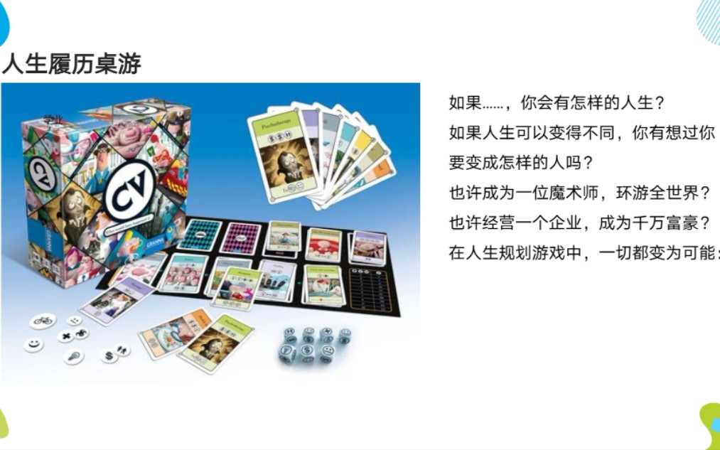 活动作品人生履历桌游用2小时体验过一生