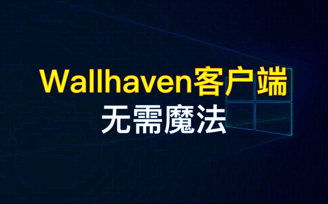 【79】【PC】Wallhaven客户端,无需魔法哔哩哔哩bilibili