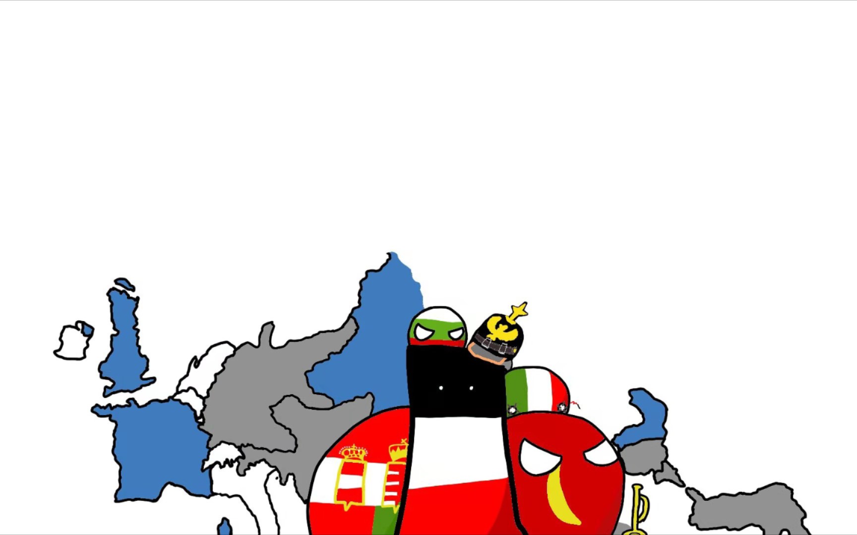 一战同盟国简单绘画_哔哩哔哩_bilibili