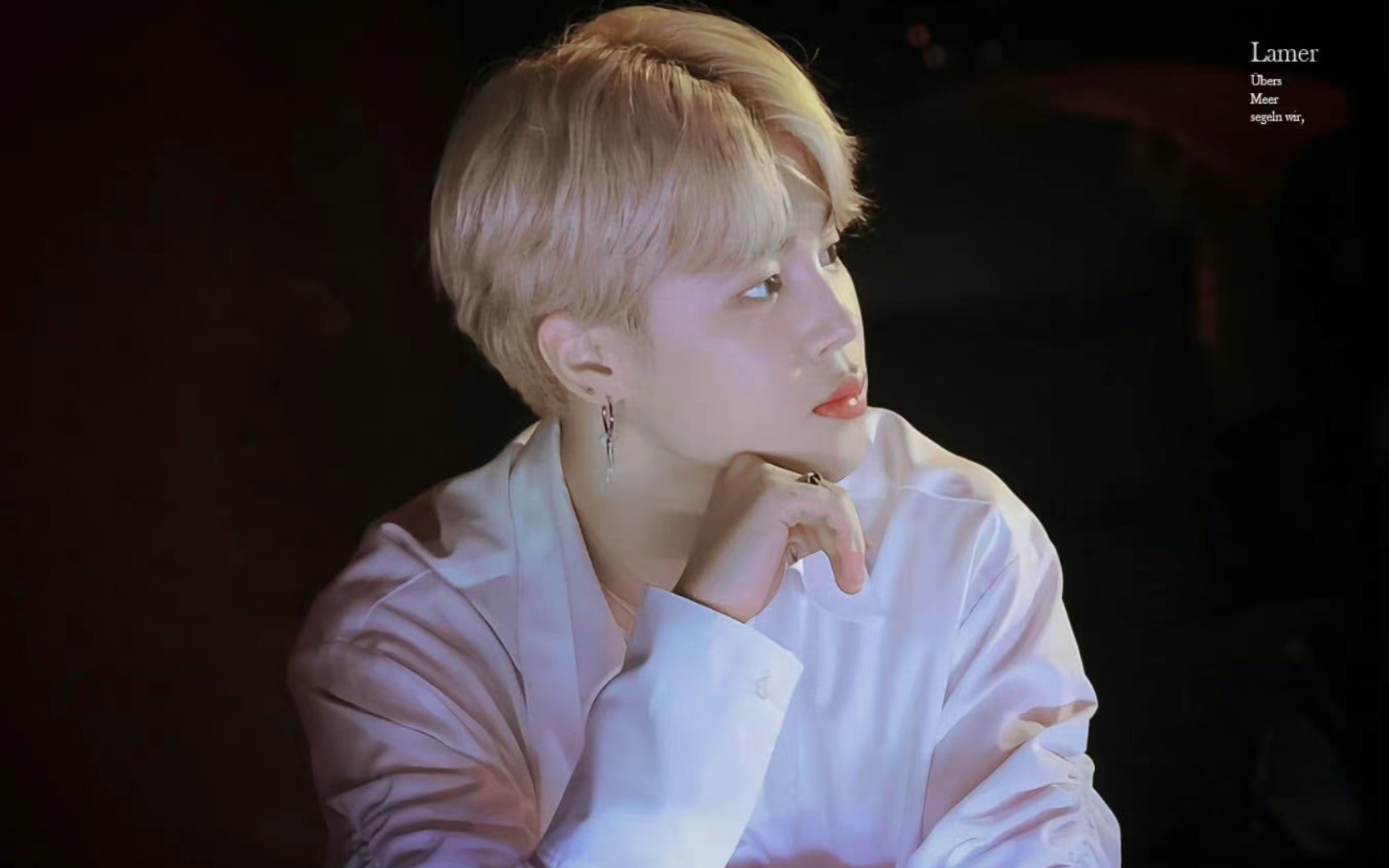 活动作品朴智旻他身上真的有清冷又梦幻的氛围感