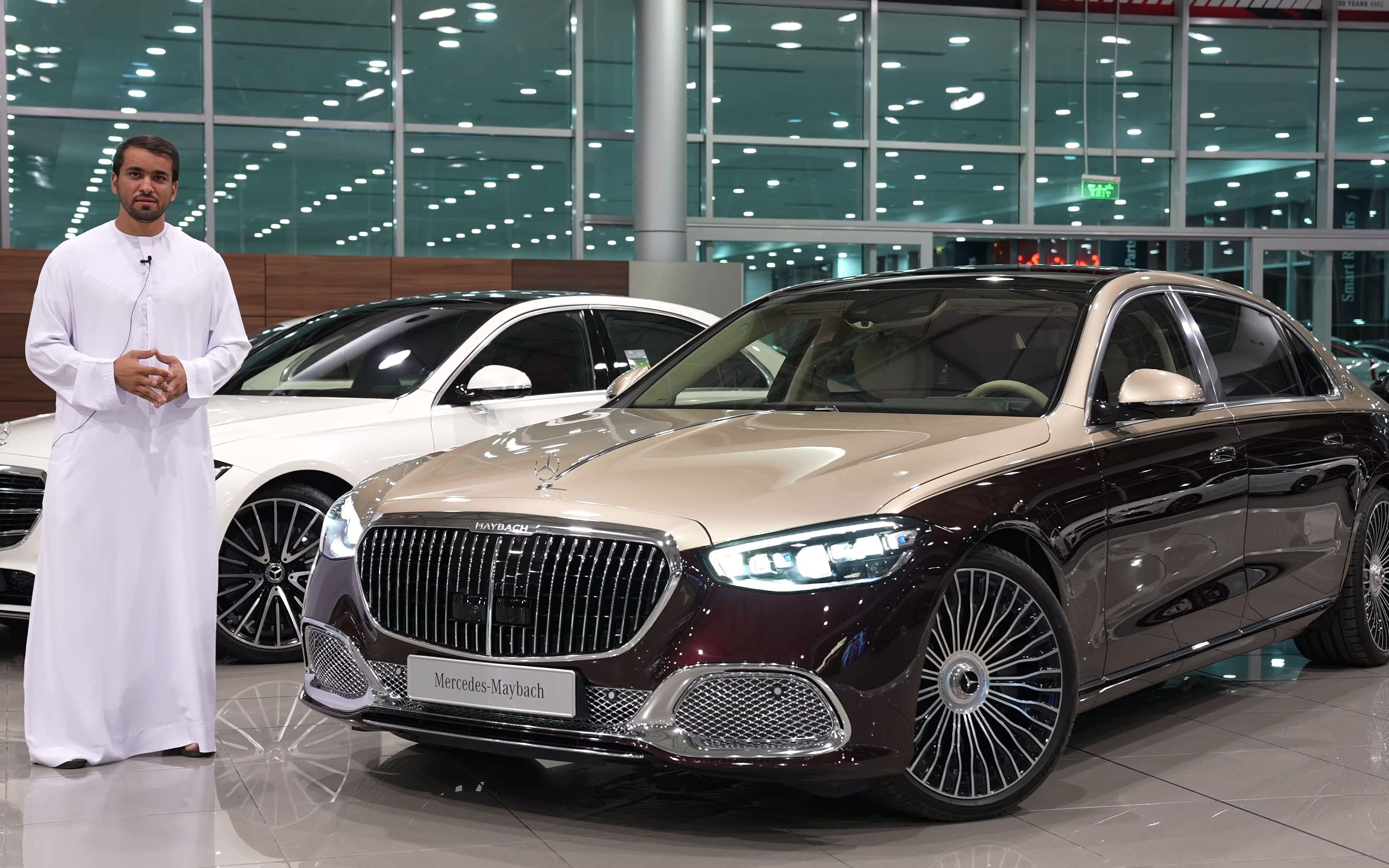 奔驰迈巴赫 w223 z223 s级 s680 v12 2021款 迪拜4s店(阿拉伯语生肉)