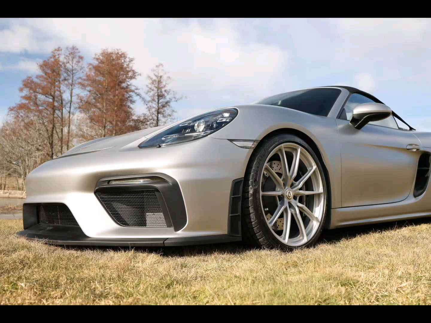 保时捷718升级hrep104sc哑面石纹银