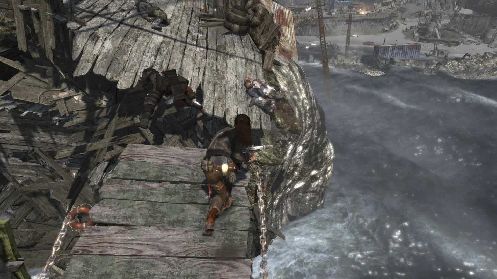 古墓丽影9第十三期(船难海滩to峭壁碉堡剧情 浸淹实验室和侍女的庙宇