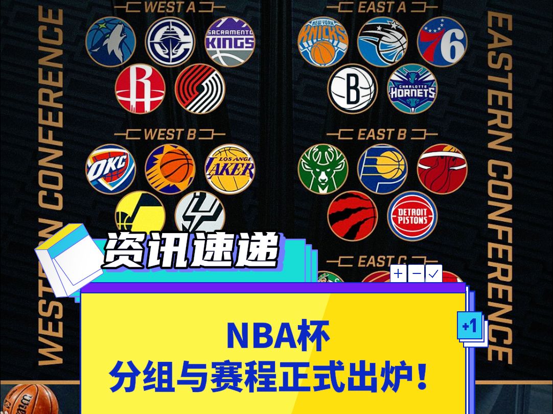 NBA杯分组与赛程正式出炉!哔哩哔哩bilibili