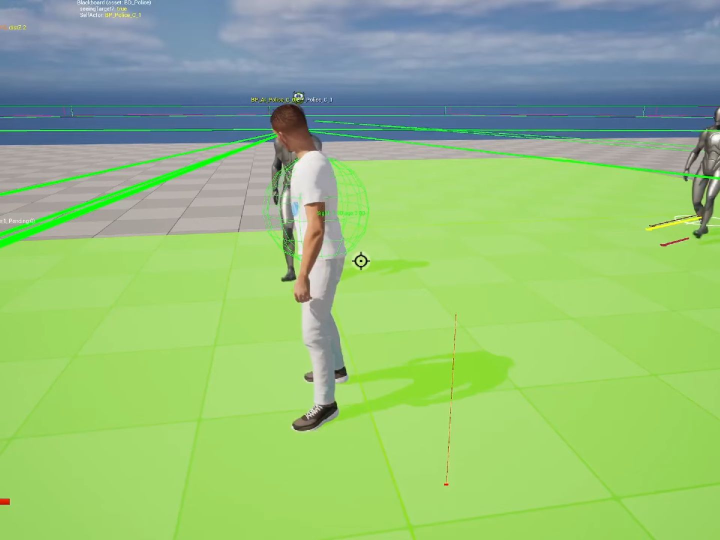unreal engine 5教程系列 - #23- 警察 ai 視線偵測