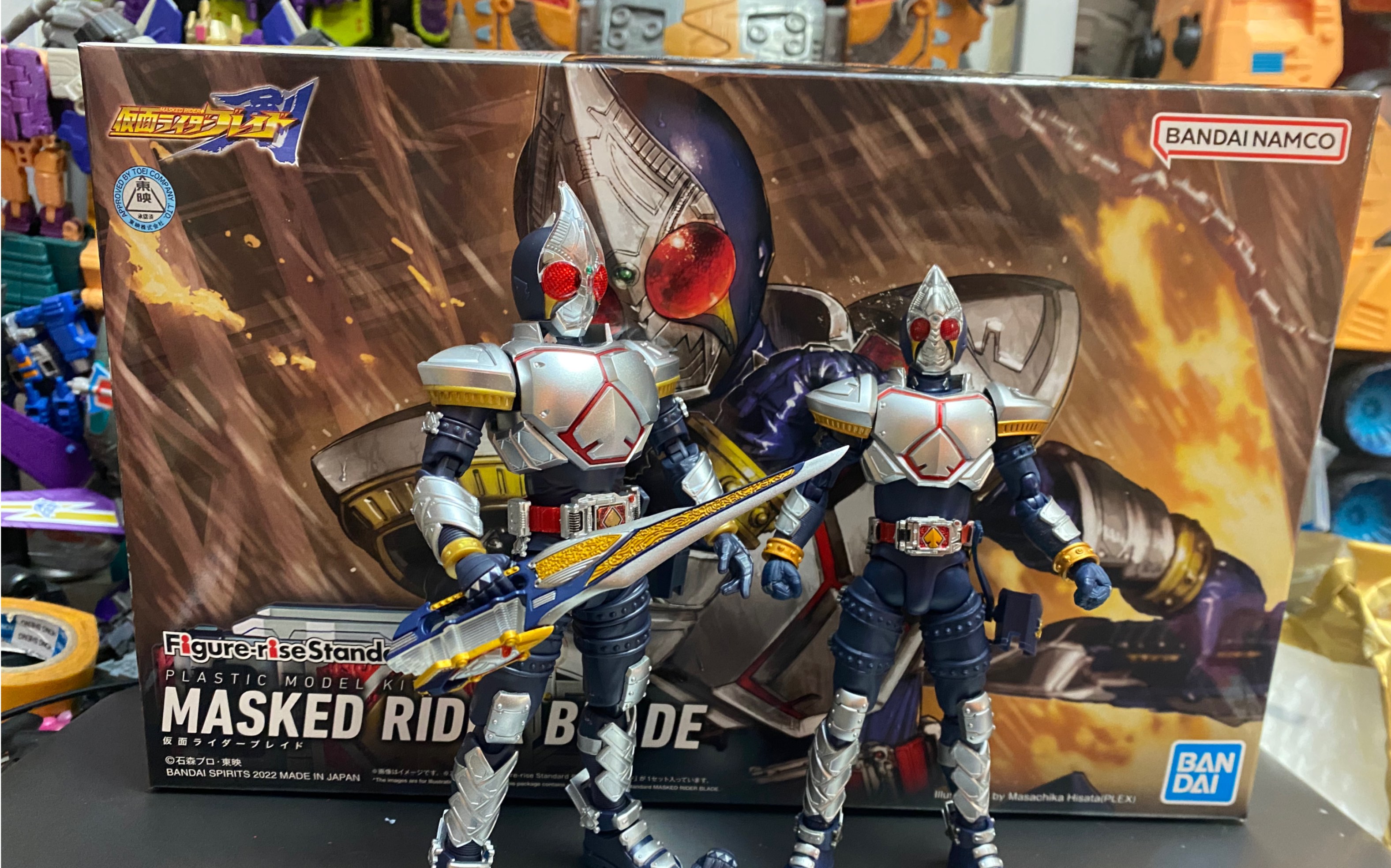 万代 frs拼装人形系列 figure-rise standard 假面骑士blade 假面骑士
