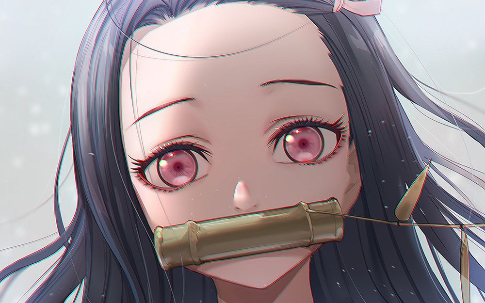 【鬼灭之刃】可爱祢豆子!我们村里最漂亮的妹子!