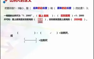 下载视频: 六年级同步：比例尺