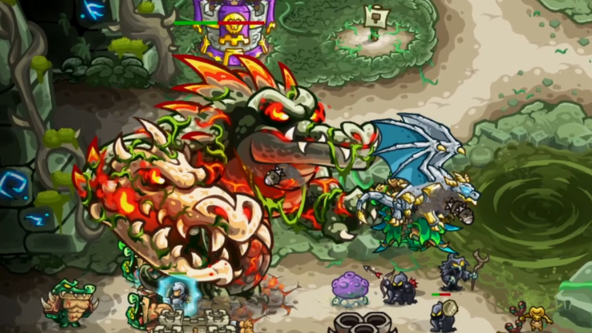 王国保卫战联盟 噬界灾鳄 压迫感最强的boss