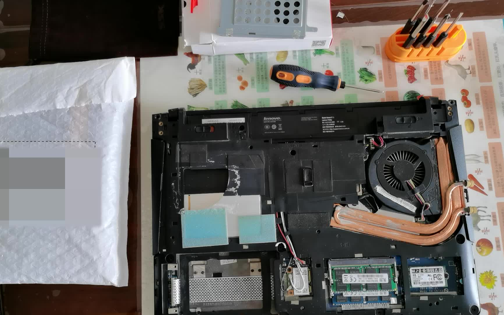 【直接上1t】联想y430p更换三星860evo 1tb固态硬盘m.