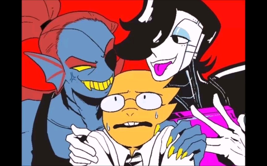 and alphys (undertale shorts)_哔哩哔哩 (゜