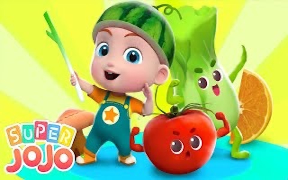 Super JoJo 英语儿歌: 我爱健康食品 I Love Healthy Food  童谣单曲哔哩哔哩bilibili