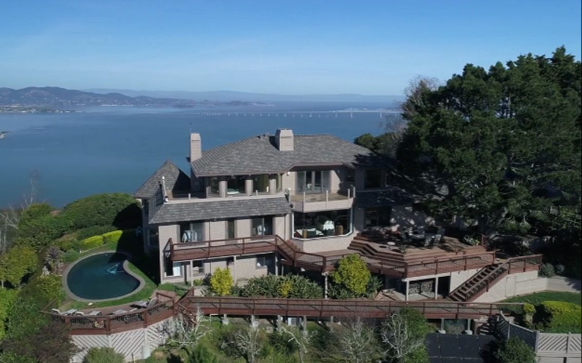 豪宅ioi 02 ┃可俯瞰旧金山海湾的山顶之家~15 place moulin, tiburon