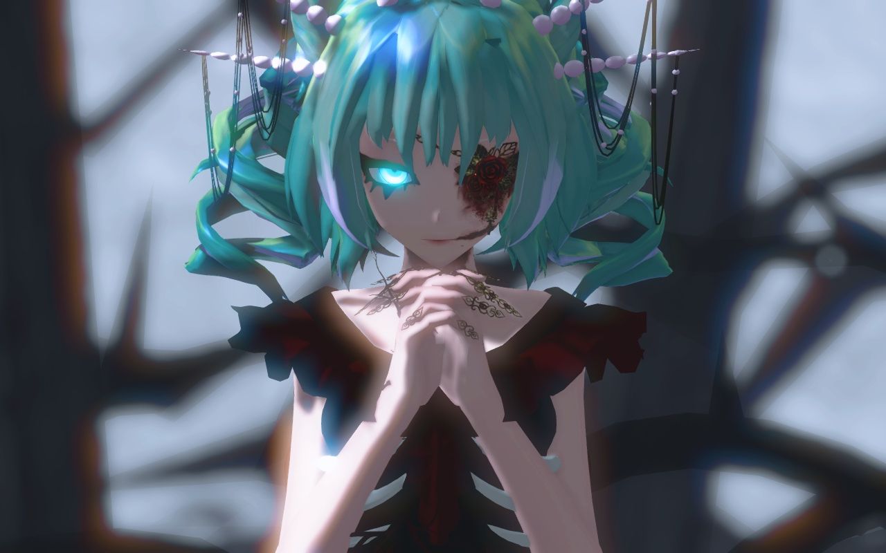 【刺杀玫瑰·miku】-蜘蛛糸モノポリ