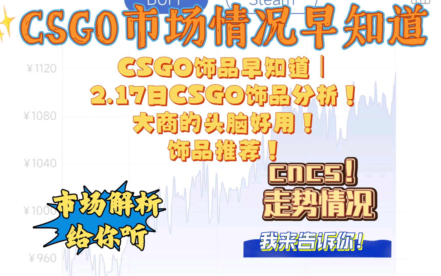 CSGO饰品早知道|2.17日CSGO饰品分析!大商这次可以的,饰品推荐!