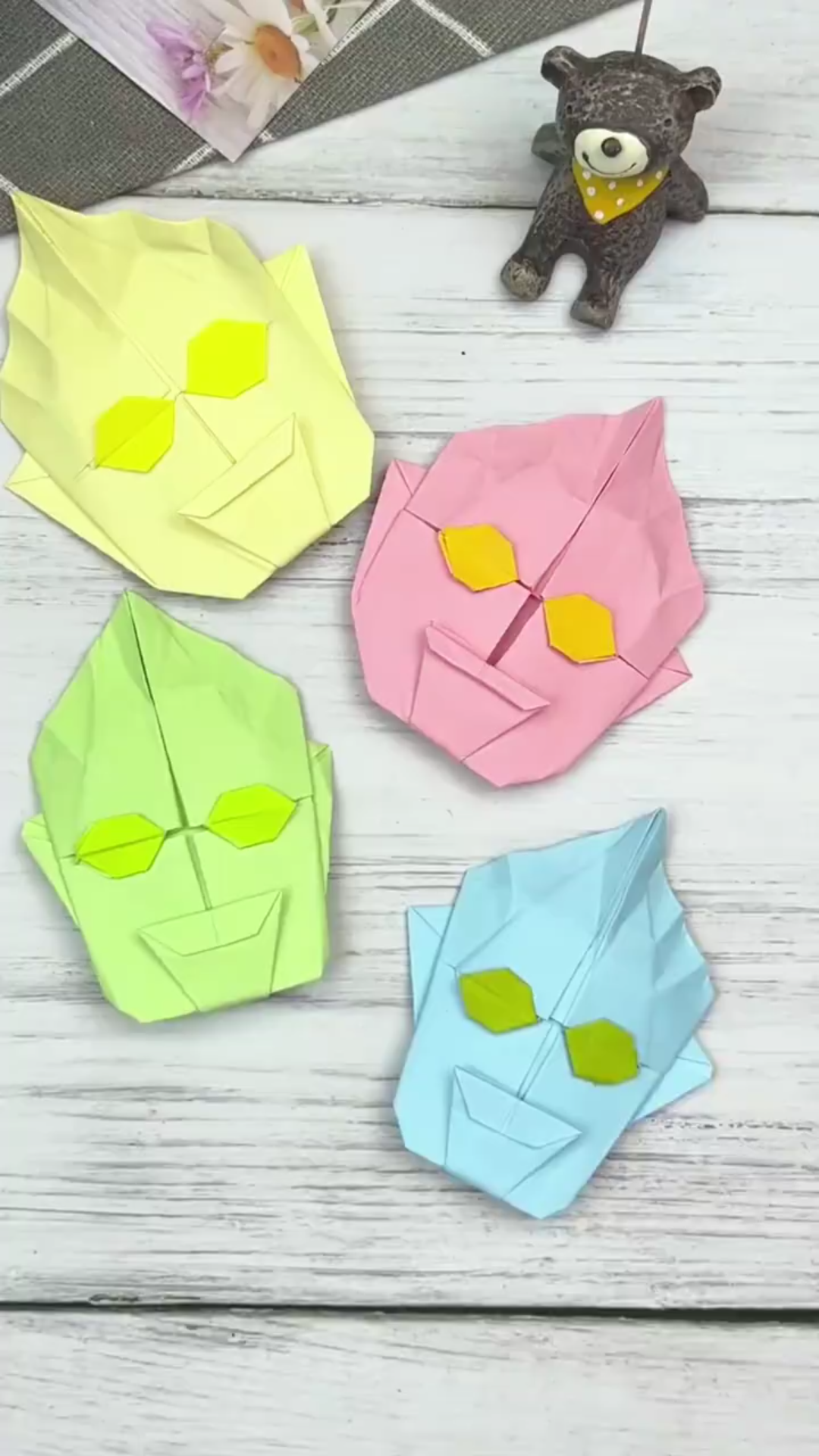 奥特曼折纸教程