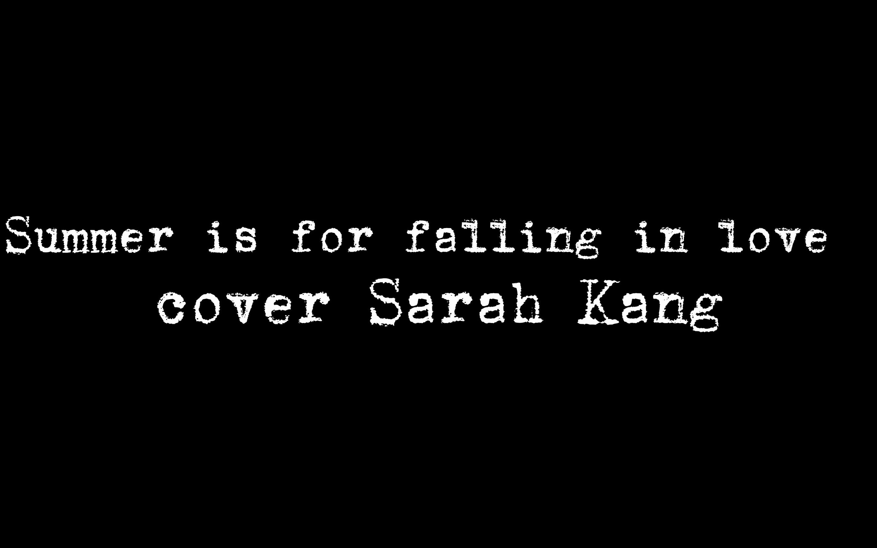 [图]Cover Sarah Kang｜summer is for falling in love 这样无忧无虑的悠闲 宛如夕阳的最后一眼