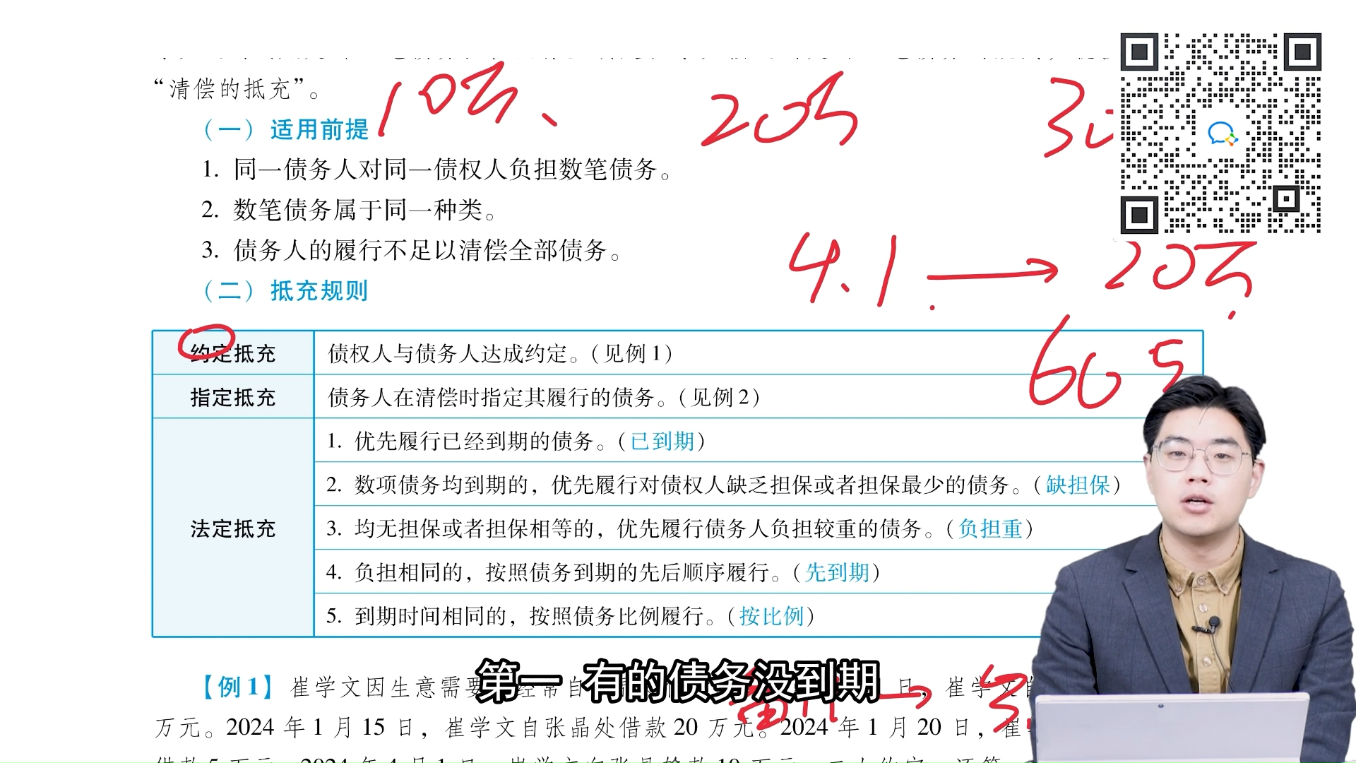 116.清偿的抵充