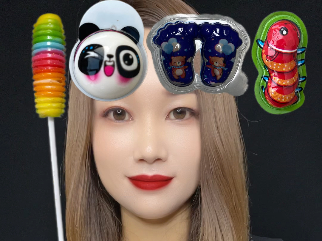 毛毛虫棒棒糖 爆浆软糖