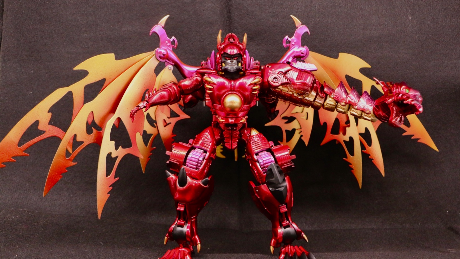 bw超能勇士,霸王龙第三代红龙威震天,匠型红龙传世红龙告辞咯