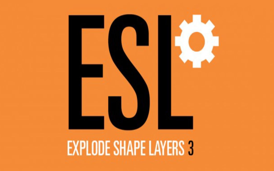 【AE脚本 | 双语字幕】形状层处理脚本Explode Shape Layers使用教程哔哩哔哩bilibili