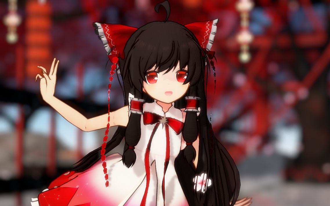 小灵梦我的悲伤是水做的不许动跟灵梦走一趟吧